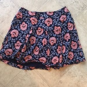 Talbot's navy floral fit and flare skirt size 20W